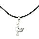 Alloy Bird Pendant Necklaces NJEW-JN04558-01-1
