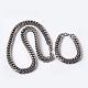 304 Stainless Steel Cuban Link Chain Jewelry Sets SJEW-L178-05-1