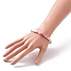 Polymer Clay Heishi Beads Stretch Bracelets BJEW-JB05708-02-5