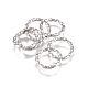 304 Stainless Steel Twisted Jump Rings X-STAS-G225-10P-03-1