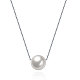925 Sterling Silver Shell Pearl Beaded Necklaces NJEW-BB18741-1