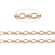 Rack Plating Brass Oval & Knot Link Chains CHC-K013-02-3