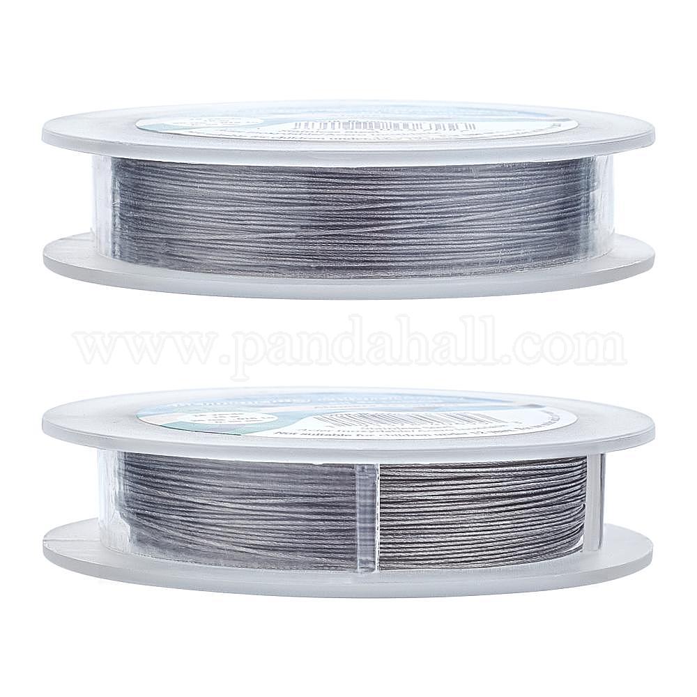 Shop BENECREAT 15m 0.46mm 49Strand Tiger Tail Beading Wire 316 Stainless Steel Nylon Coated