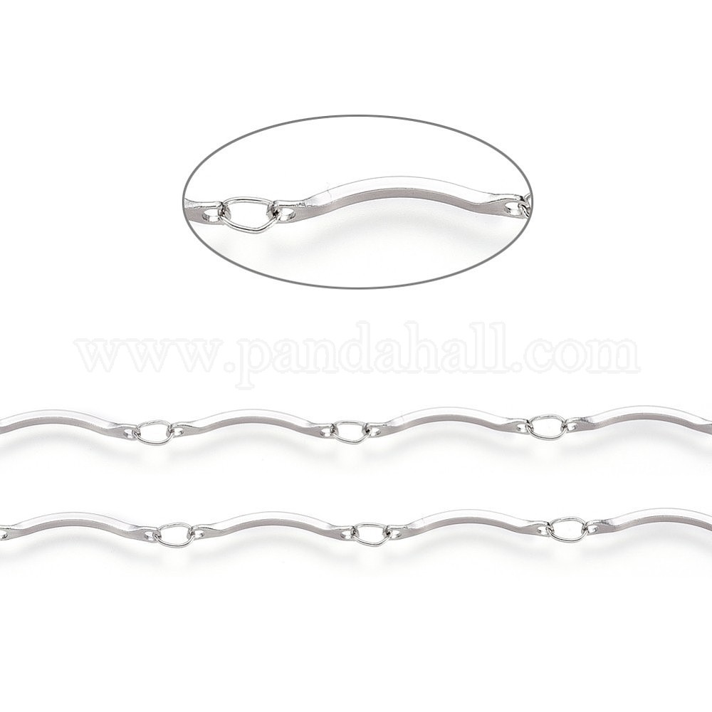 Wholesale Tarnish Resistant Handmade 304 Stainless Steel Scalloped Bar