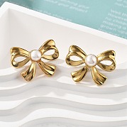 Серьги-гвоздики из нержавеющей стали 304 EJEW-S246-01G