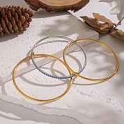 Женские браслеты из нержавеющей стали 304 с микропаве из кубических цирконий MA1312-1