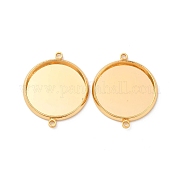 Латуни разъем кабошон сеттинги KK-F898-21E-G