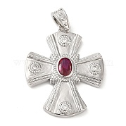 Латунные микро проложить кубического циркония подвески KK-M246-01P