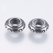 Европейские бусины из нержавеющей стали 304 STAS-I069-12AS