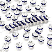 Латунь марки А горный хрусталь Spacer бисер RB-A014-Z8mm-05S