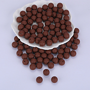 Круглые силиконовые фокусные бусины SI-JX0046A-128
