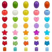 Непрозрачные акриловые бусины SACR-SC0001-01