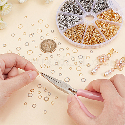 8 стиль овальные открытые соединительные кольца из нержавеющей стали 304 STAS-AR0002-07