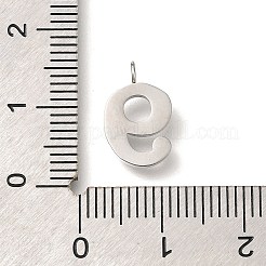 Colgantes de circonita cúbica micropavé de acero inoxidable 304&nbsp;STAS-H228-01P-09