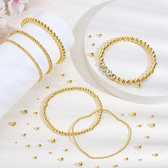 6 стиль стойка покрытие латунные распорные бусины&nbsp;KK-PH0013-52G