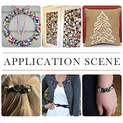 60 шт. 3 стиля натуральных черных пуговиц-ракушек для губ BUTT-TA0001-25