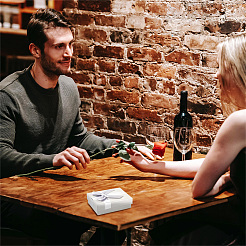 Прямоугольные бумажные подарочные коробки с бантом&nbsp;CON-TAC0010-89B