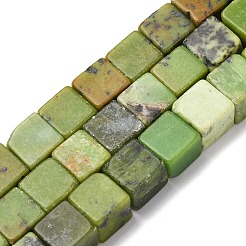 Природные серпантину нитей бисера G-B155-C01-8x8mm