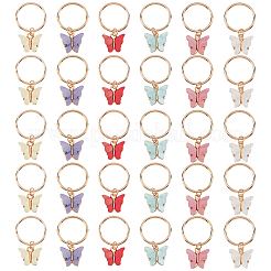 Дреды из сплава и акрила OHAR-WH0011-36