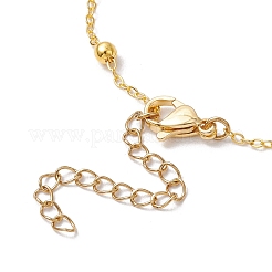 Латунные плоские овальные кабельные цепные браслеты BJEW-JB11602-01