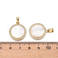 Латунные микропаве прозрачные подвески с фианитом&nbsp;KK-N254-191G