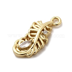 Латунные микро проложить кубического циркония подвески&nbsp;KK-A275-21G