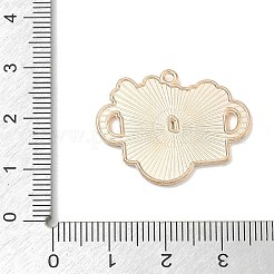 合金エナメルチャーム  ビールのお守り付きサッカー  ライトゴールド  23x28x1.5mm  穴：1.2mm&nbsp;AL-CBAD1A5-01C-KCG