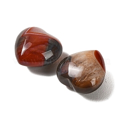 Pierre d'amour en agate à cœur cristallin naturel (teintée et chauffée) en forme de cœur&nbsp;GG-CBAA0EE-03-25D