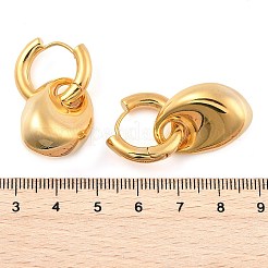 Серьги-кольца из латуни для женщин&nbsp;EJEW-U055-18G