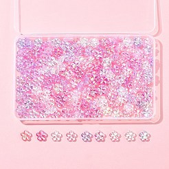 216 шт. 6 вида прозрачных акриловых бусин&nbsp;PACR-FS0001-05