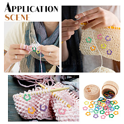 60 шт. сплавные кольца-маркеры для вязания FIND-NB0003-47