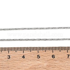Colliers à maillons Boston en acier inoxydable 304 de 1.2 mm&nbsp;NJEW-D328-01P-03