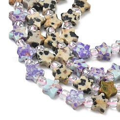 4 стиль: нити из синтетической императорской яшмы&nbsp;G-D095-A04