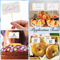 1 набор бумажных фигурок для торта AJEW-SC0003-84B