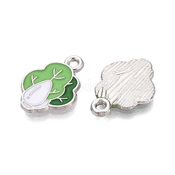 Pendentifs d'émail en alliage&nbsp;ENAM-Q003-15P