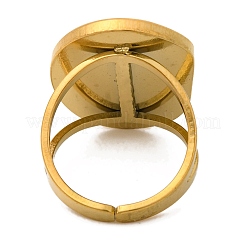 Кольца из натурального смешанного камня&nbsp;RJEW-Q822-35G