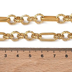 Collane con catene figaro in acciaio inossidabile 304 per donna&nbsp;SA-CBA4051-11G