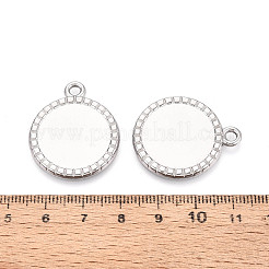 Оправы для подвесок из нержавеющей стали 304 в виде кабошонов&nbsp;STAS-N108-69P