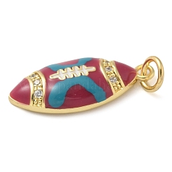 Подвески из латуни с эмалью в стойку KK-K392-18A-02