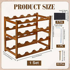 Weinregal für den Tisch aus Holz&nbsp;ODIS-WH0038-252A