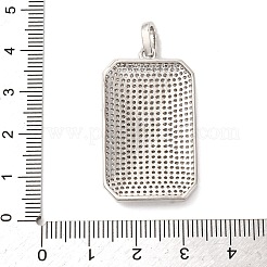 Латунные микро проложить кубического циркония подвески&nbsp;KK-U076-03P-01