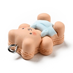 Подвески из непрозрачной смолы RESI-G043-F10