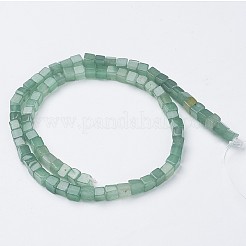 Fili di perle avventurina verde naturale&nbsp;G-G968-H01