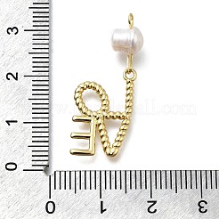 Латунные подвески&nbsp;KK-B132-02G-04