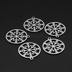 Не тускнеющие рождественские подвески из нержавеющей стали 201 STAS-R111-JA693