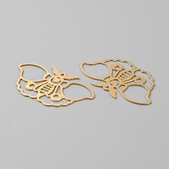 Полые медные подвески KK-CJC0009-02C-06