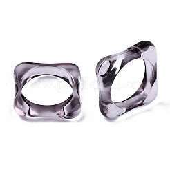 Прозрачные акриловые кольца на палец X-RJEW-T010-03