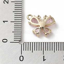 Ottone micro spianare fascino zirconi&nbsp;X-KK-G491-28G-03