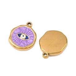 Подвески из нержавеющей стали 304 с эмалью&nbsp;STAS-P425-01G-08