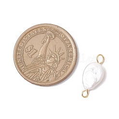 Подвески-коннекторы из натурального жемчуга Кеши PALLOY-JF04243-03